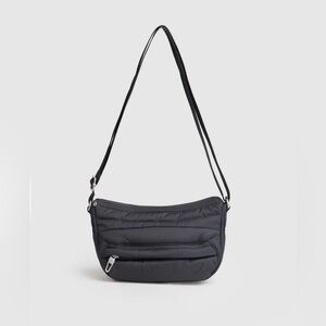 GYMSHARK Premium Lifestyle Shoulder Bag Onyx Gray- NWT